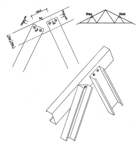 Detail Gambar Potongan Atap Tangka Baja Nomer 46