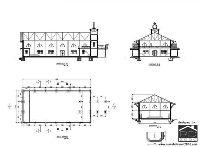 Detail Gambar Potongan Bangunan Nomer 35