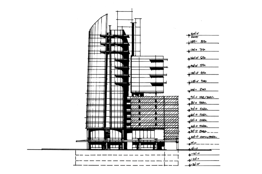 Detail Gambar Potongan Bangunan Tinggi Nomer 19