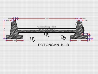 Detail Gambar Potongan Bendung Nomer 17