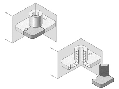 Detail Gambar Potongan Gambar Teknik Nomer 9