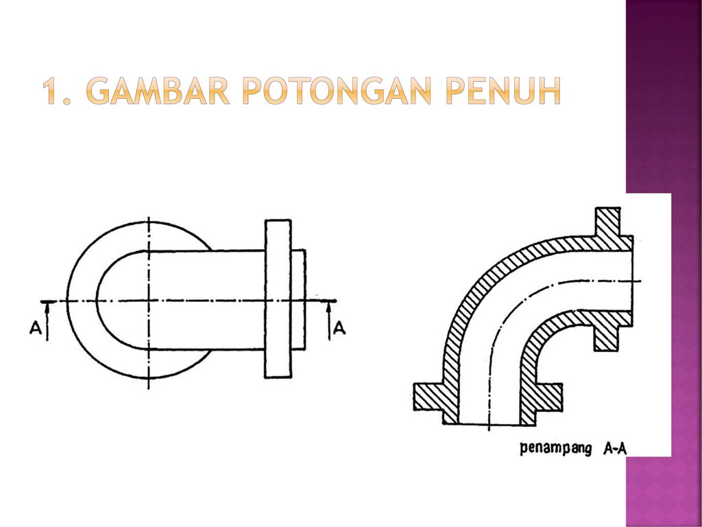 Detail Gambar Potongan Gambar Teknik Nomer 22