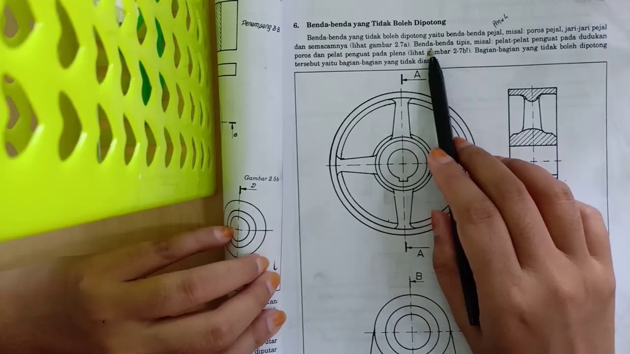 Detail Gambar Potongan Gambar Teknik Nomer 34