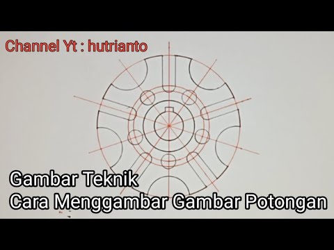 Detail Gambar Potongan Gambar Teknik Nomer 35