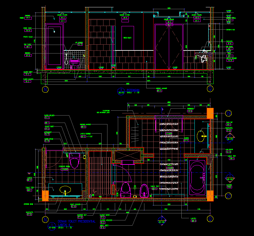 Detail Gambar Potongan Kamar Mandi Wc Nomer 3