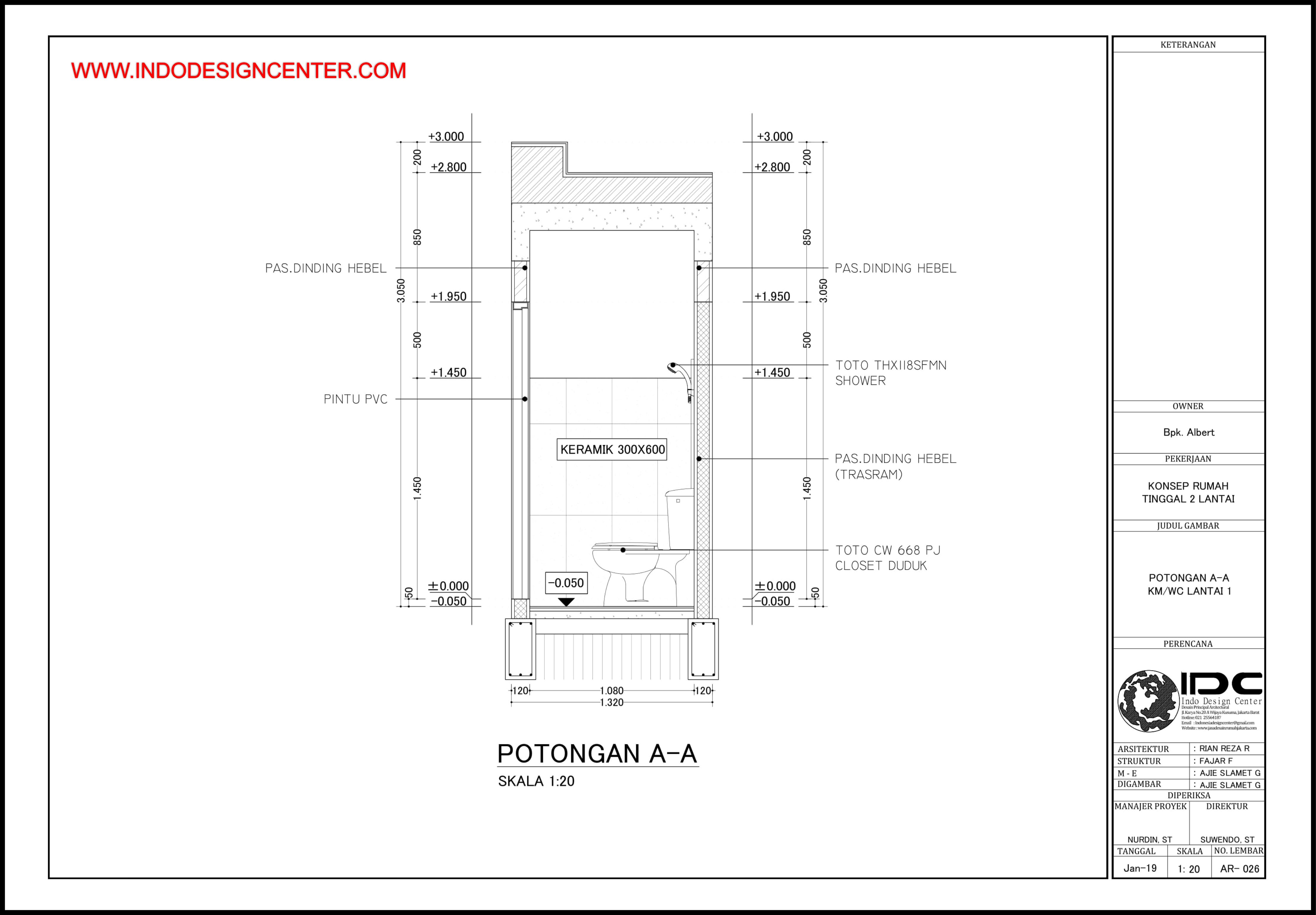 Detail Gambar Potongan Kamar Mandi Wc Nomer 32