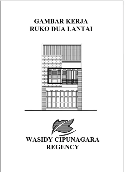 Detail Gambar Potongan Ruko 2 Lt Nomer 26