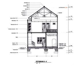 Detail Gambar Potongan Ruko 2 Lt Nomer 2