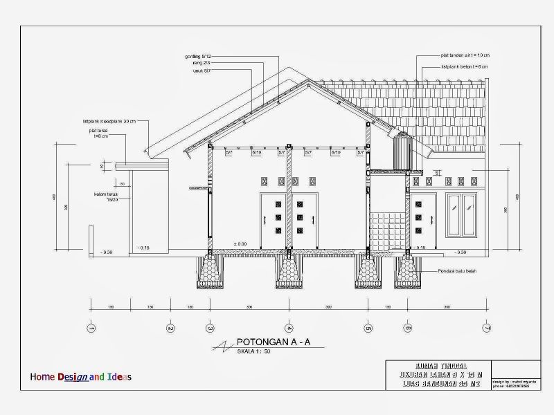 Detail Gambar Potongan Rumah Sederhana Nomer 15