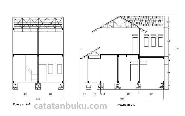 Detail Gambar Potongan Rumah Sederhana Nomer 22