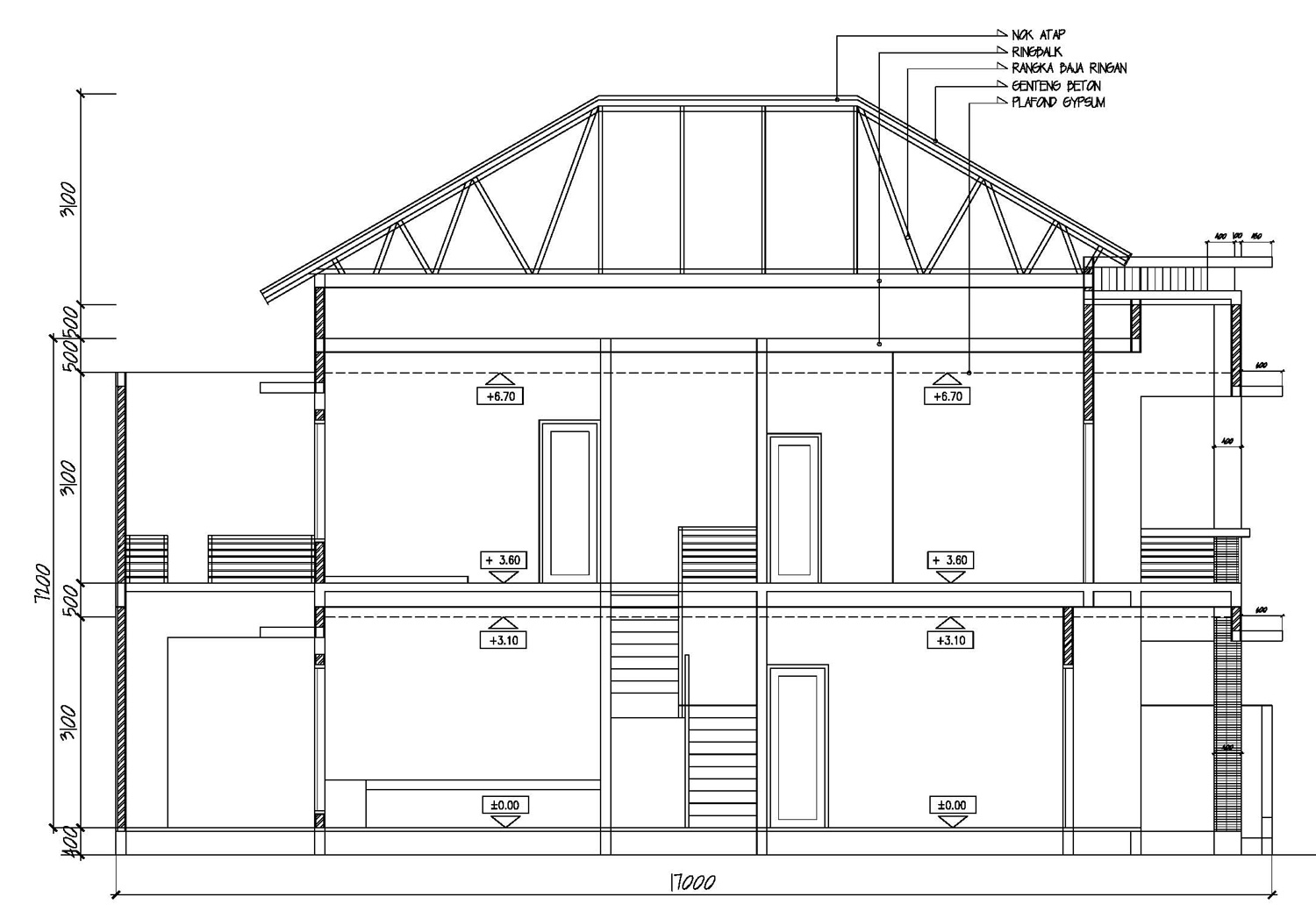 Detail Gambar Potongan Rumah Sederhana Nomer 35