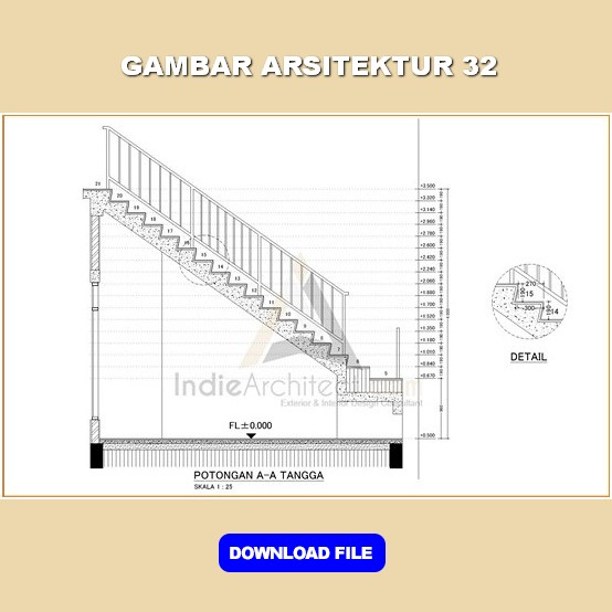 Detail Gambar Potongan Tangga Nomer 10