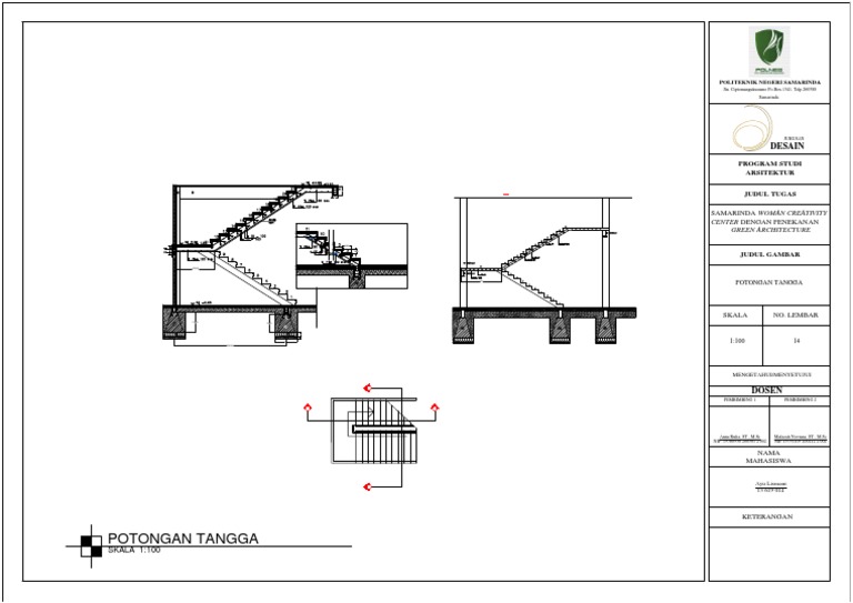 Detail Gambar Potongan Tangga Nomer 14