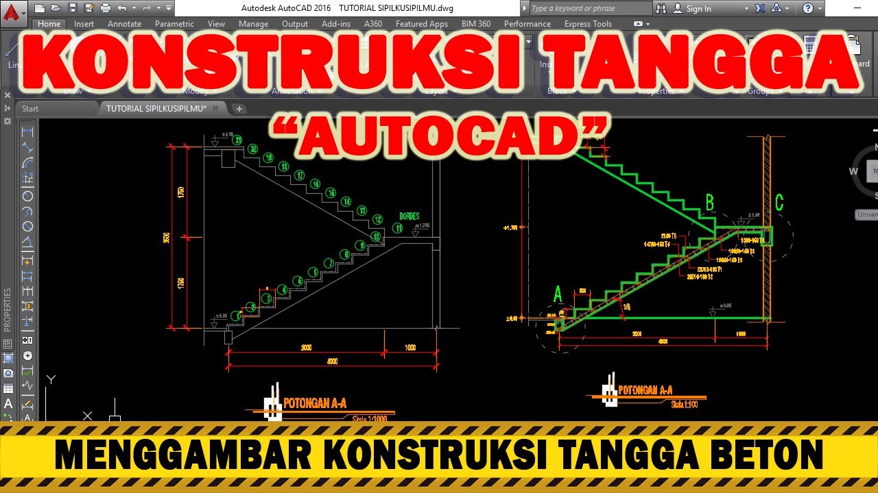 Detail Gambar Potongan Tangga Nomer 36