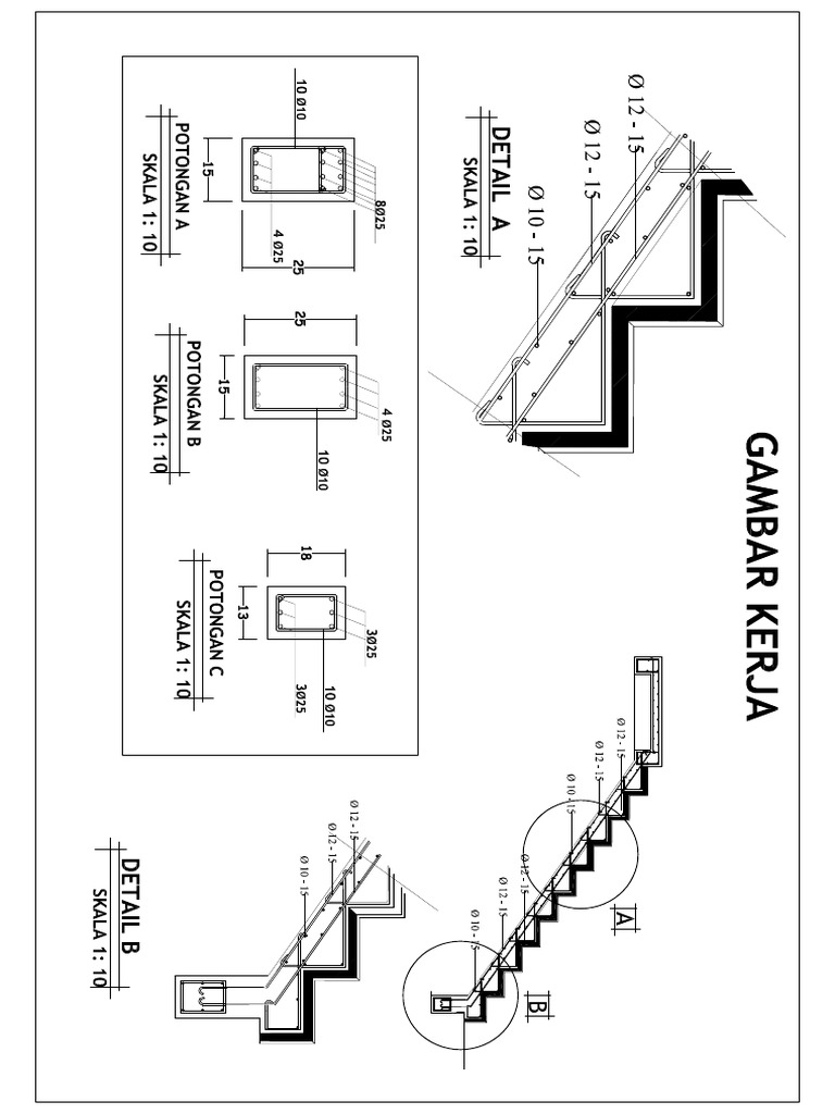 Detail Gambar Potongan Tangga Nomer 49