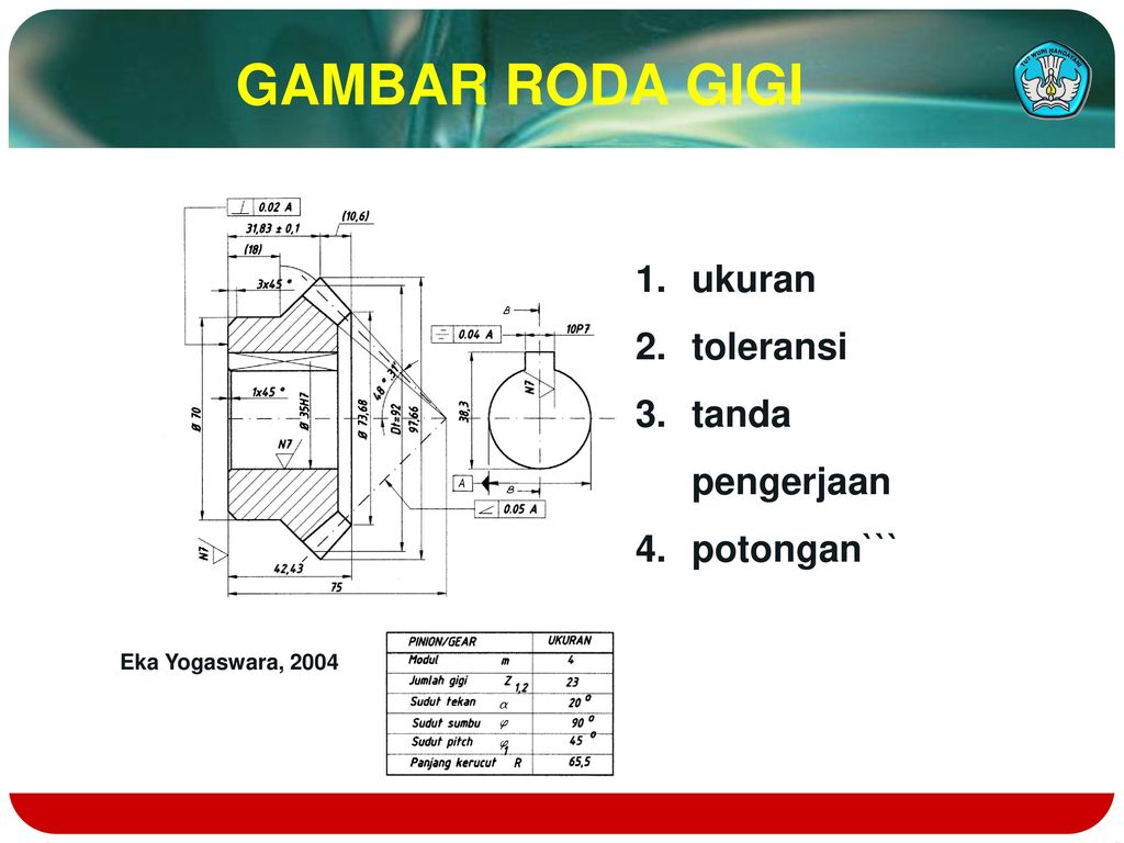 Detail Gambar Potongan Teknik Mesin Nomer 43