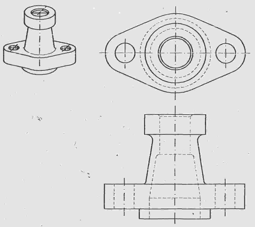 Detail Gambar Potongan Teknik Mesin Nomer 49