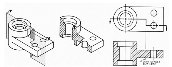 Detail Gambar Potongan Teknik Mesin Nomer 6