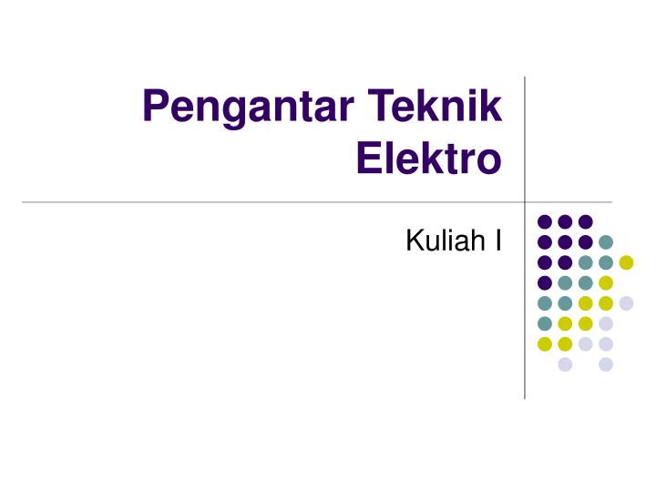 Detail Gambar Power Point Tentang Elektro Nomer 51