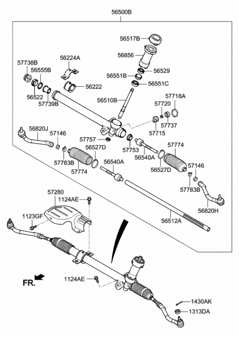 Detail Gambar Power Steering Hyundai Acent Nomer 17