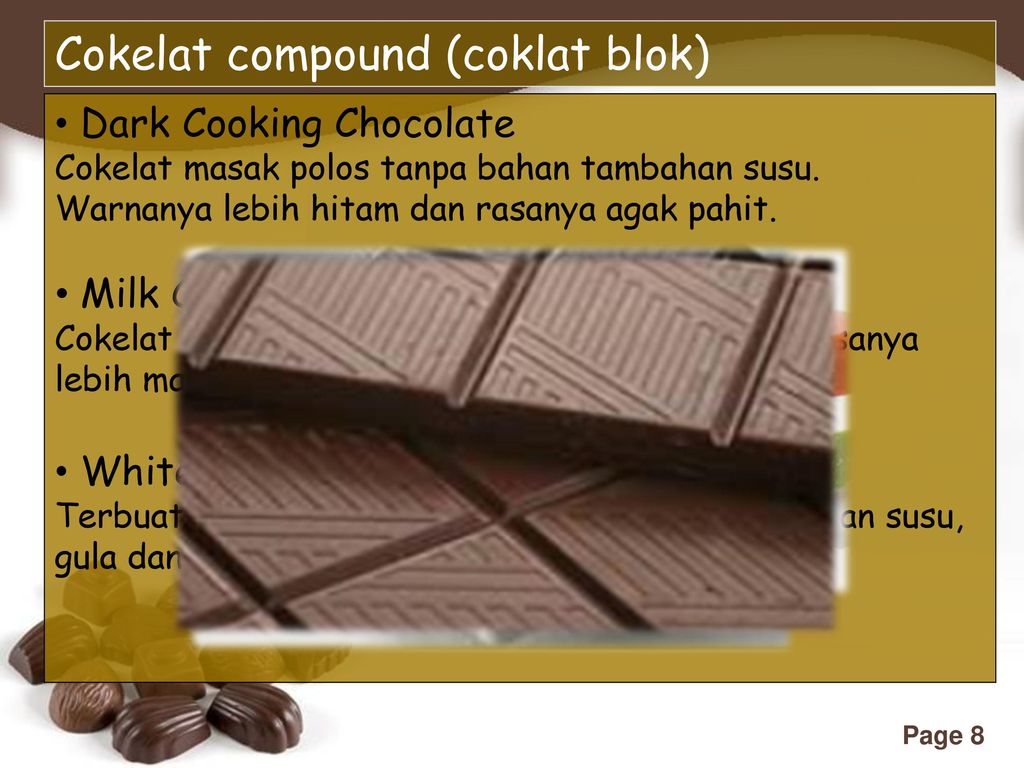 Detail Gambar Ppt Coklat Makanan Nomer 8