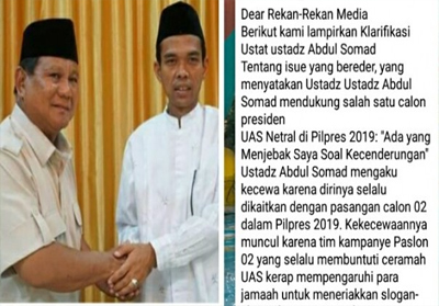 Detail Gambar Prabowo Ustadz Abdul Somad Nomer 35