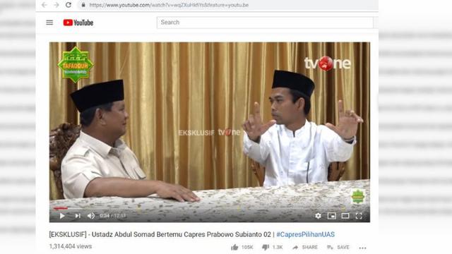 Detail Gambar Prabowo Ustadz Abdul Somad Nomer 48