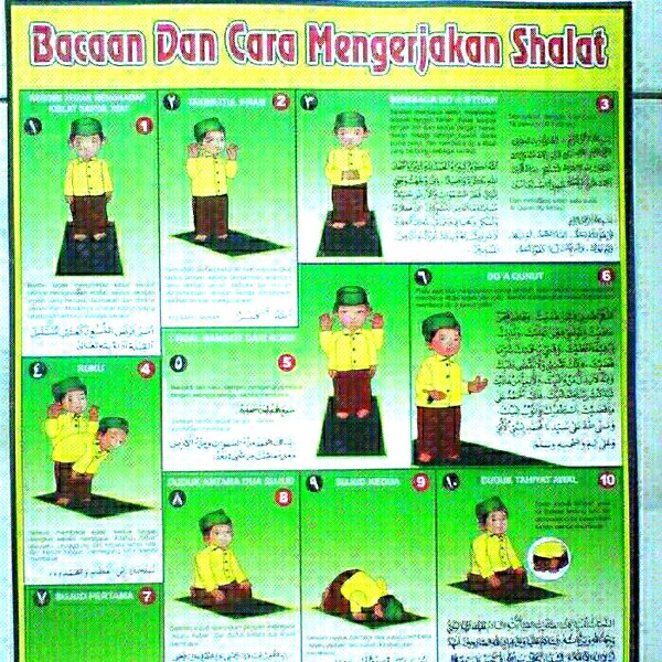 Detail Gambar Praktek Sholat Nomer 8