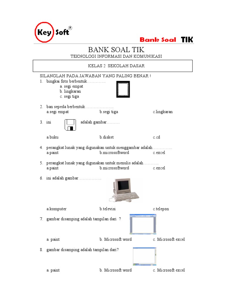 Detail Gambar Praktek Tik Kelas 2 Semester 2 Nomer 26