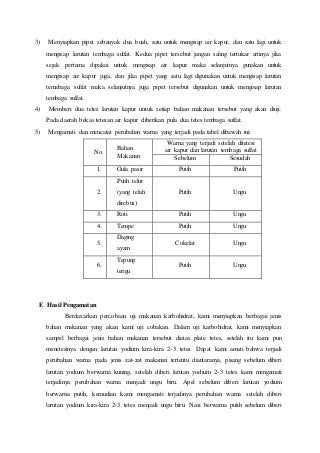 Detail Gambar Praktek Uji Makanan Nomer 28