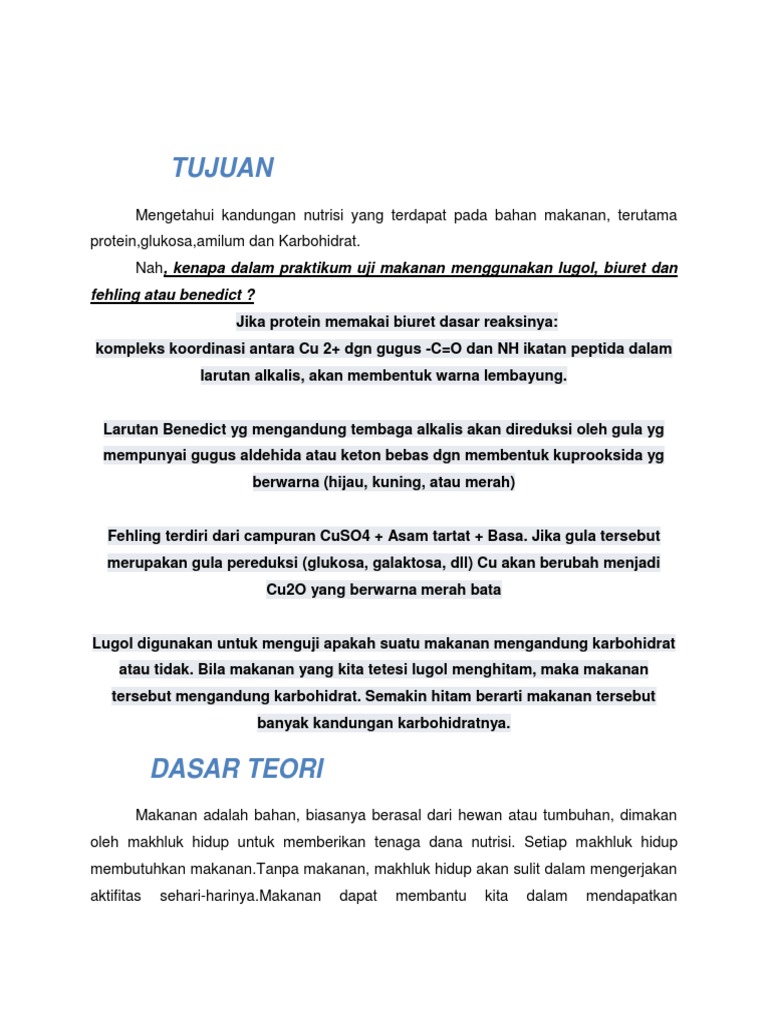 Detail Gambar Praktek Uji Makanan Nomer 42