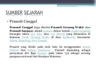 Detail Gambar Prasasti Canggal Gambar Raja Sanjaya 2 Nomer 45