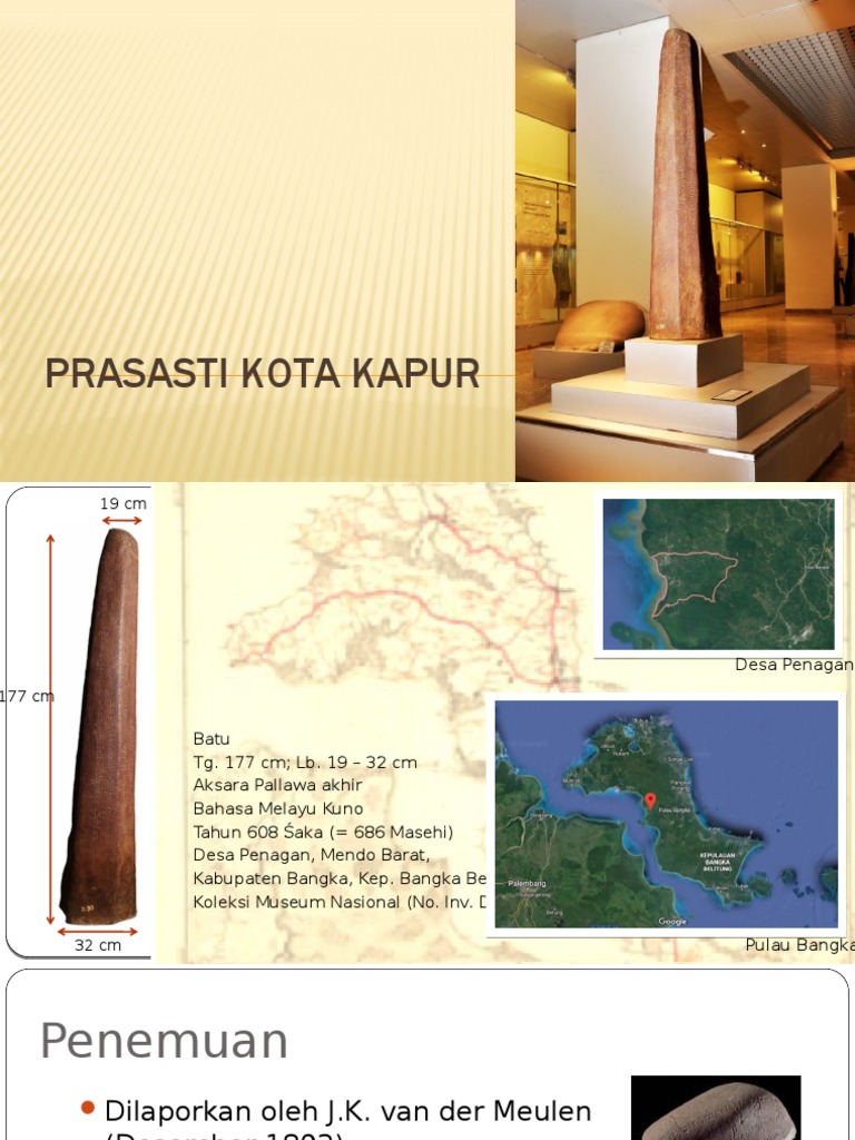 Detail Gambar Prasasti Kota Kapur Nomer 43