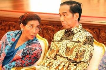 Gambar Presiden Jokowi Gambar Menteri Susi - KibrisPDR