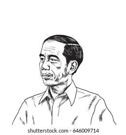 Detail Gambar Presiden Jokowi Hitam Putih Nomer 26