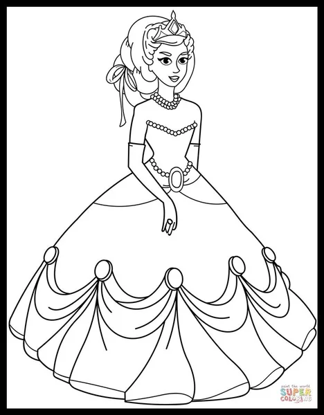 Detail Gambar Princess Disney Untuk Mewarnai Nomer 26