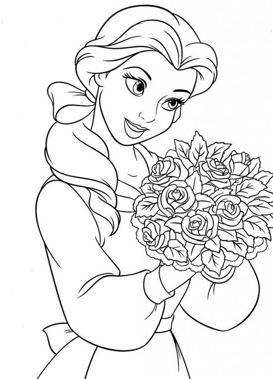 Detail Gambar Princess Disney Untuk Mewarnai Nomer 6