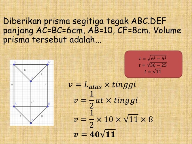 Detail Gambar Prisma Dan Limas Nomer 52