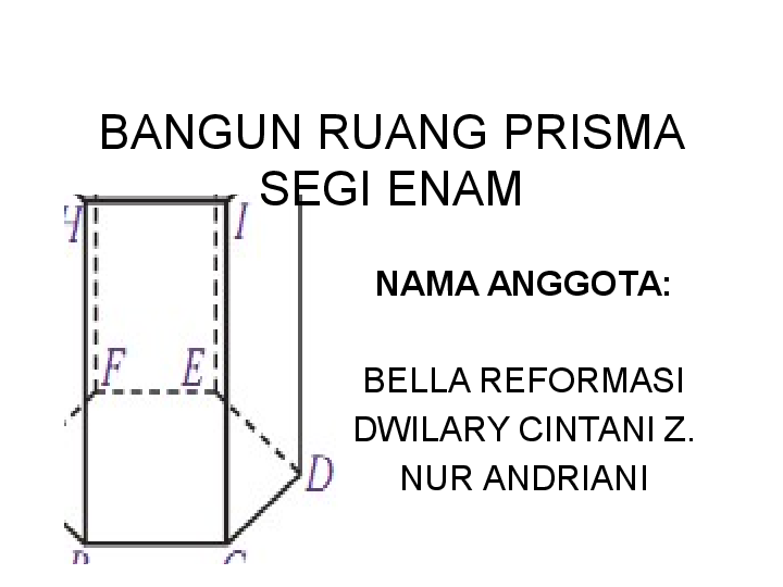 Detail Gambar Prisma Segi Enam Nomer 25