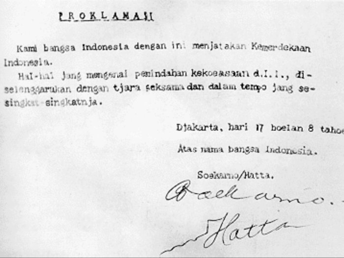 Detail Gambar Proklamasi Kemerdekaan Republik Indonesia Nomer 18