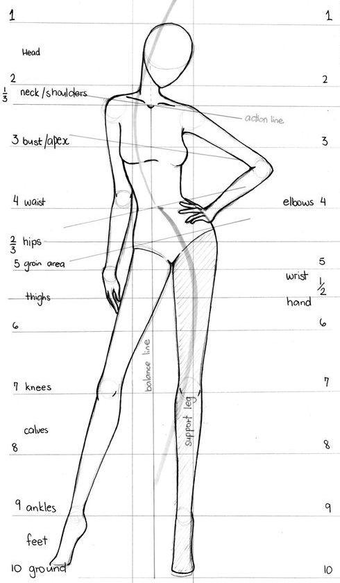 Detail Gambar Proporsi Tubuh Wanita Serta Baju Nomer 31