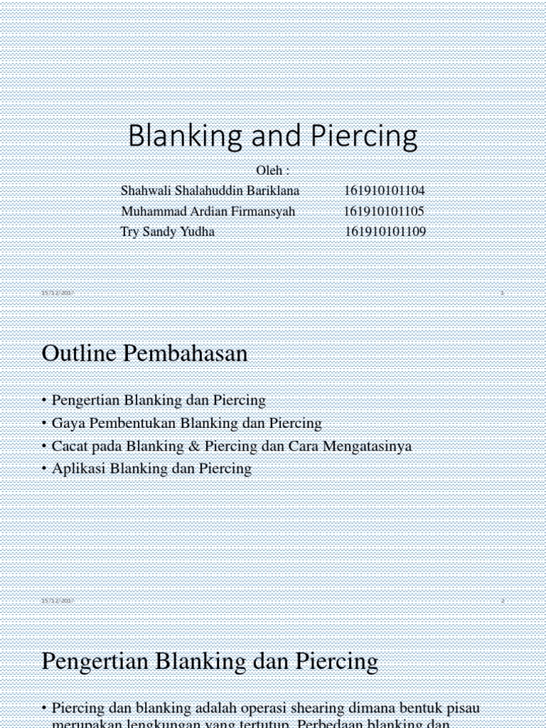 Detail Gambar Proses Piercing Pada Pelat Nomer 29