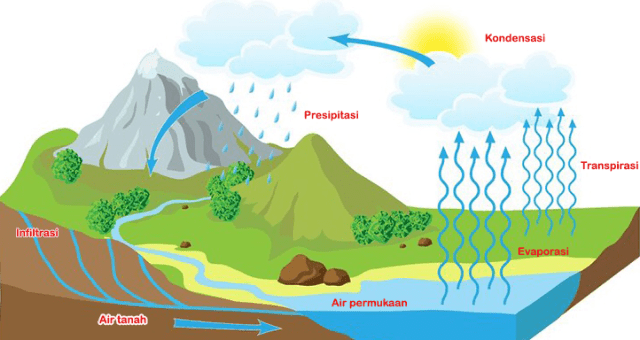 Detail Gambar Proses Siklus Air Nomer 9