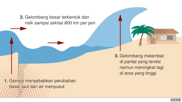 Detail Gambar Proses Terjadinya Tsunami Nomer 5