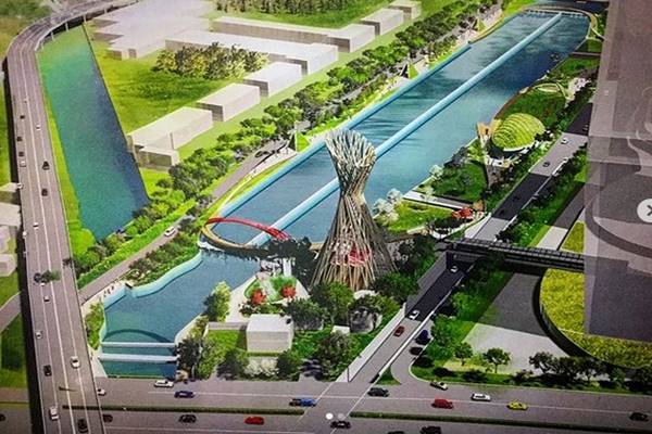 Detail Gambar Proyek Jalan Tol Di Kali Malang Bekasi Nomer 32