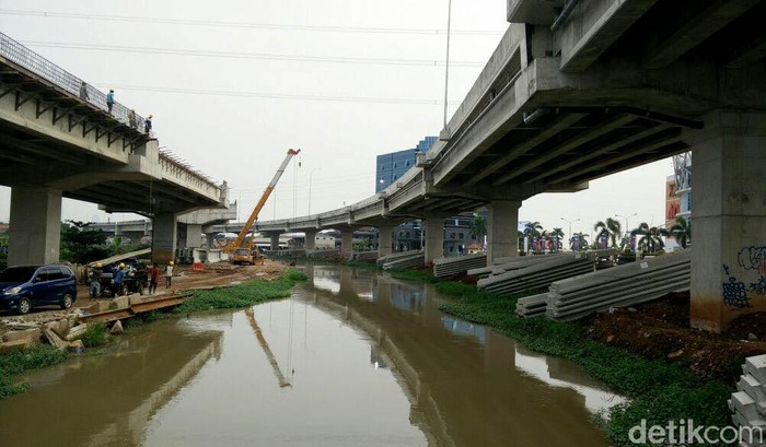 Detail Gambar Proyek Jalan Tol Di Kali Malang Bekasi Nomer 7