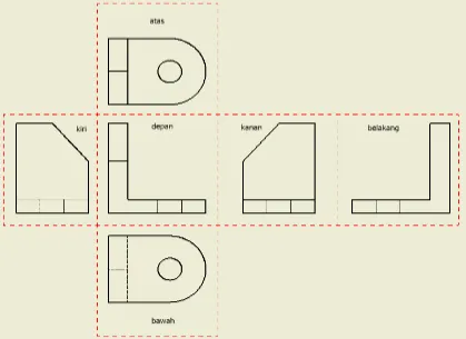 Detail Gambar Proyeksi Ortogonal Nomer 14
