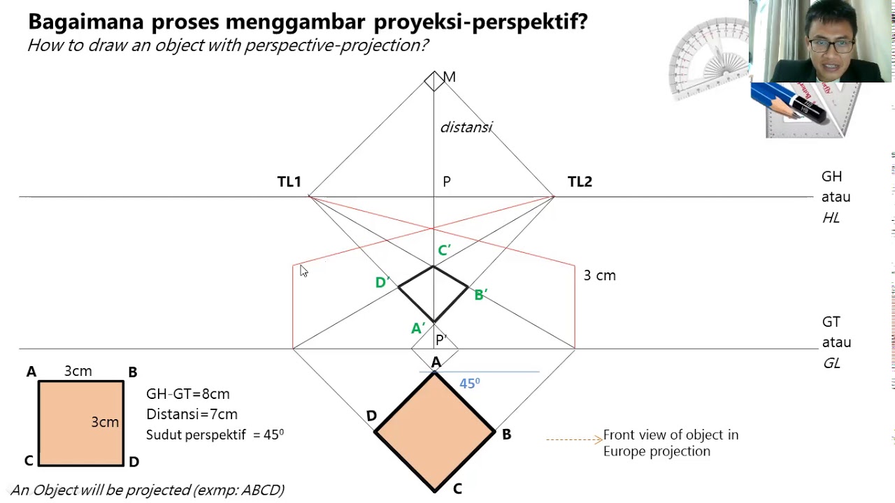 Detail Gambar Proyeksi Perspektif Nomer 21