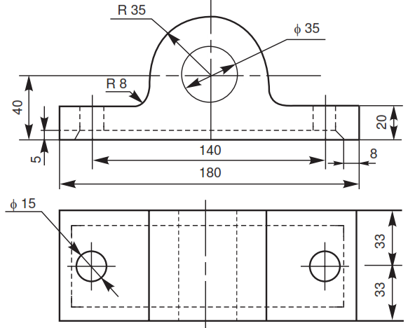 Detail Gambar Proyeksi Teknik Dan Ukuran Nomer 23