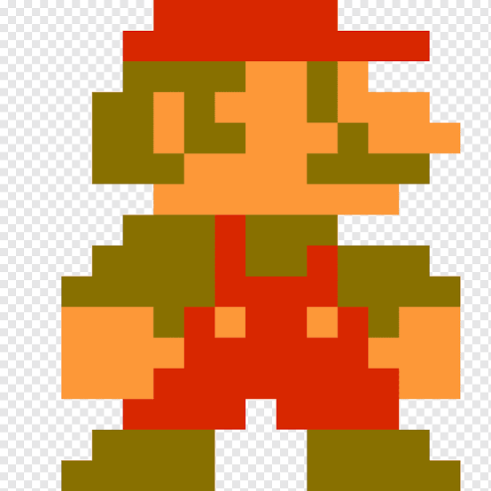Detail 8 Bit Mario Nomer 14
